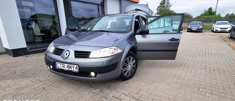 Renault Megane cena 9200 przebieg: 142825, rok produkcji 2005 z Wielichowo małe 326